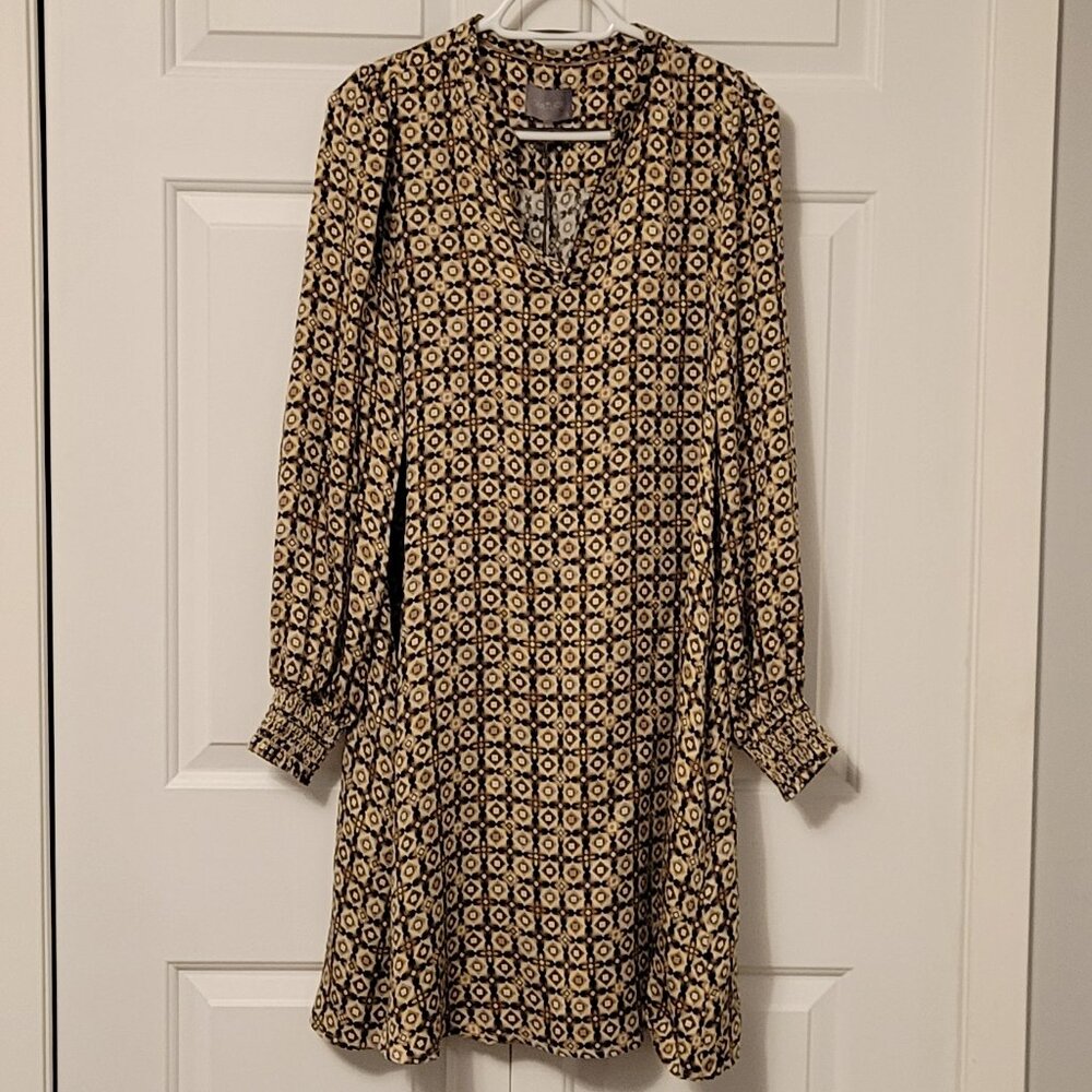 NWT Eco Fabric Midi Dress With Pockets